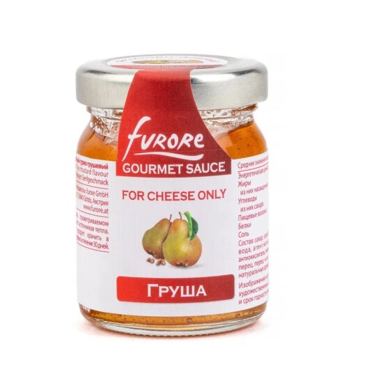 Соус для сыра Furore фруктово-пряный гурмэ "Грушевый", Австрия, 60 г
