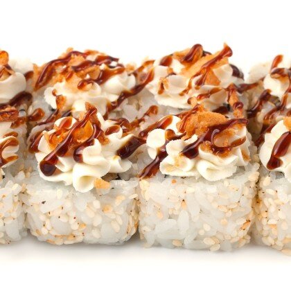 Ролл Шиитаке с жареным луком