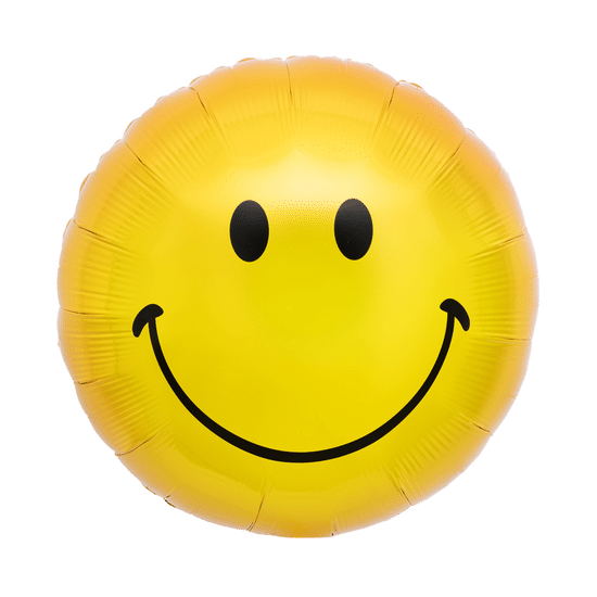 45 см Круг, Смайл, Желтый