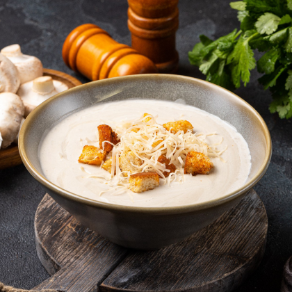 Крем-суп из шампиньонов