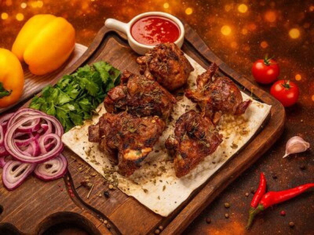 Телятина на мангале