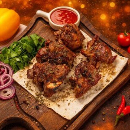 Телятина на мангале