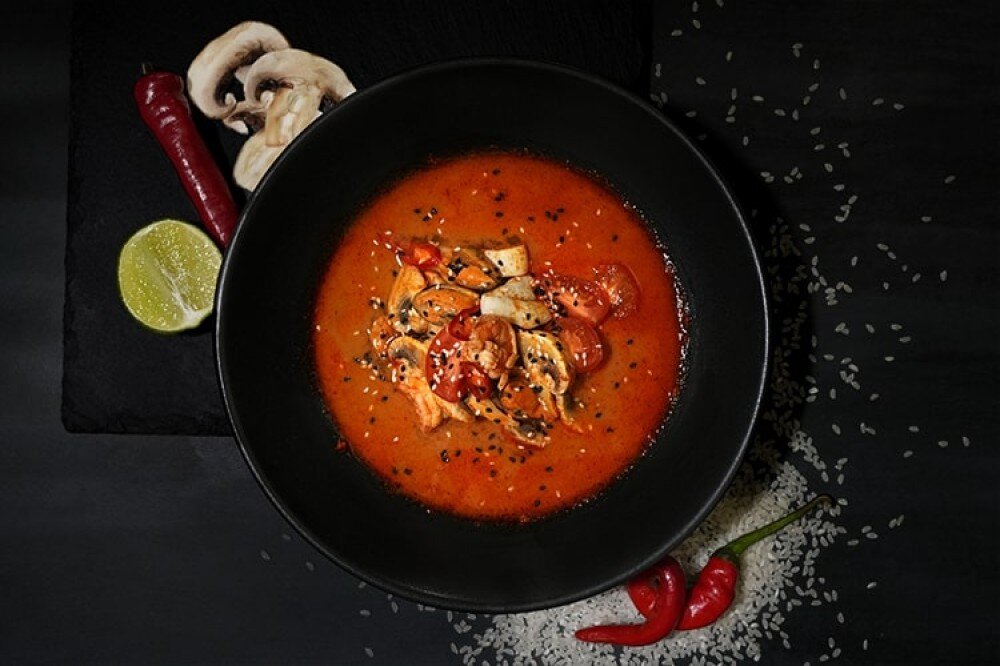 Том-Ям с морепродуктами