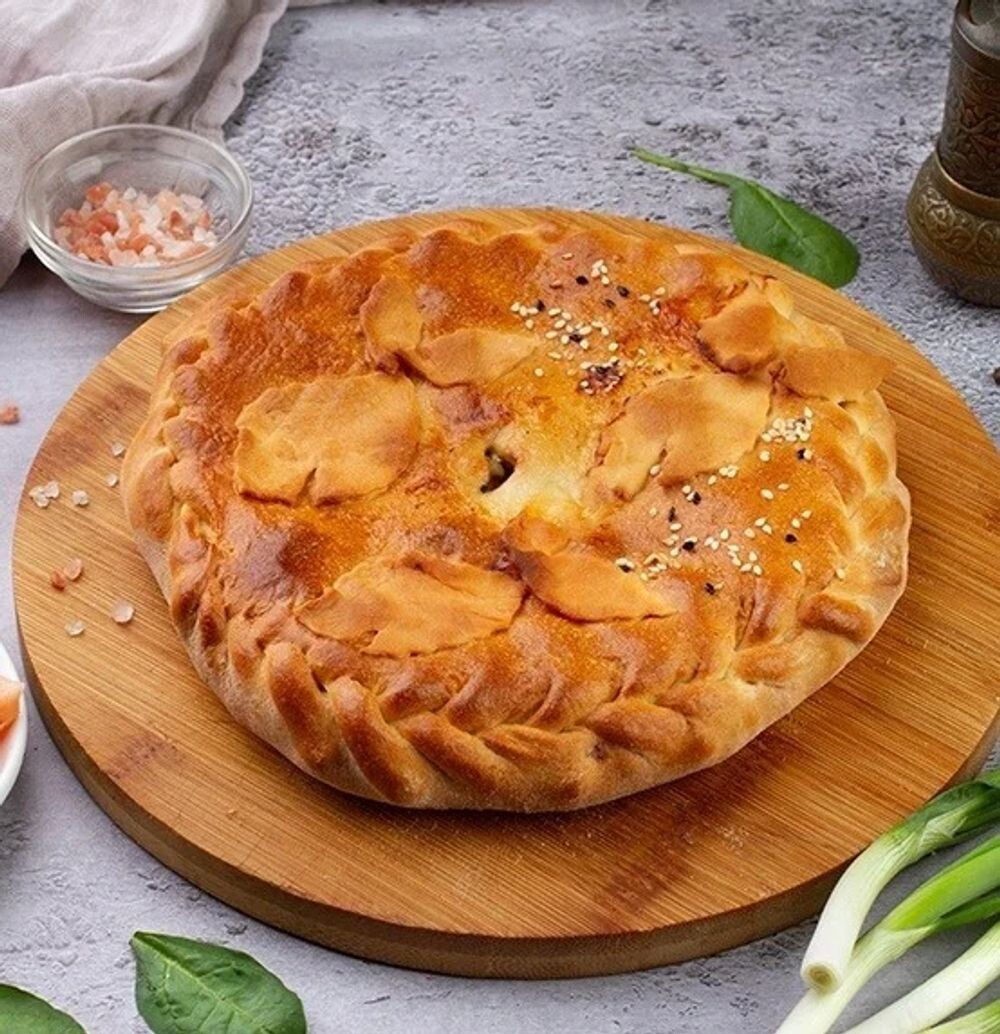 Пирог «Форель, рис/картофель»