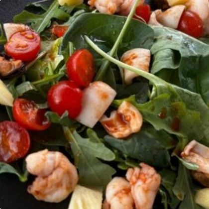 Салат с морепродуктами