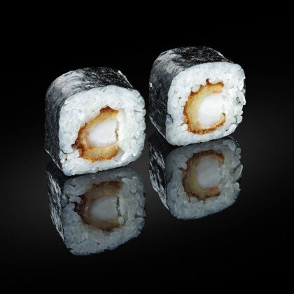 Хосомаки с тигровой креветкой