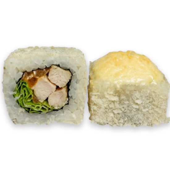 Запеченный Цезарь ролл с курицей