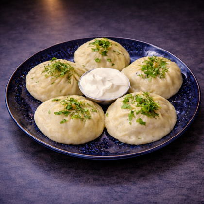 Манты с мясом