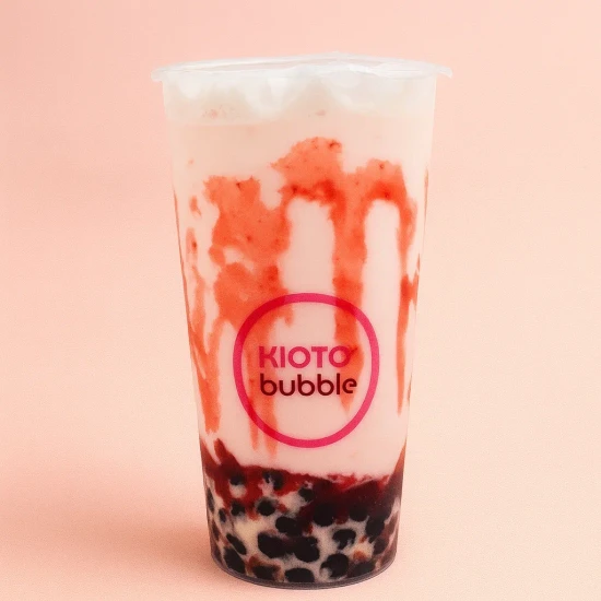 Клубничный милк шейк