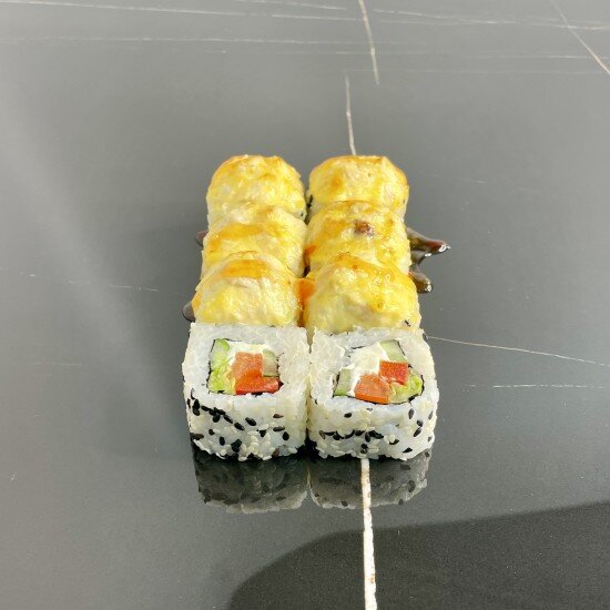 Запеченный с курицей