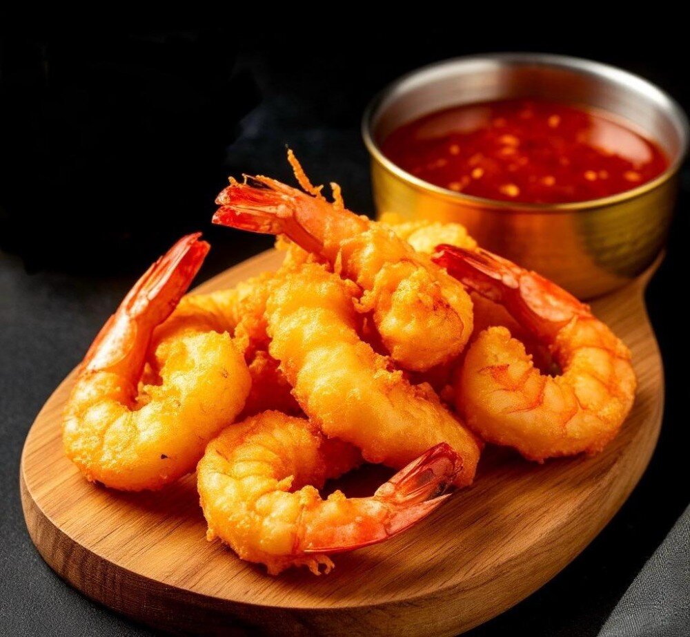 Креветки темпура