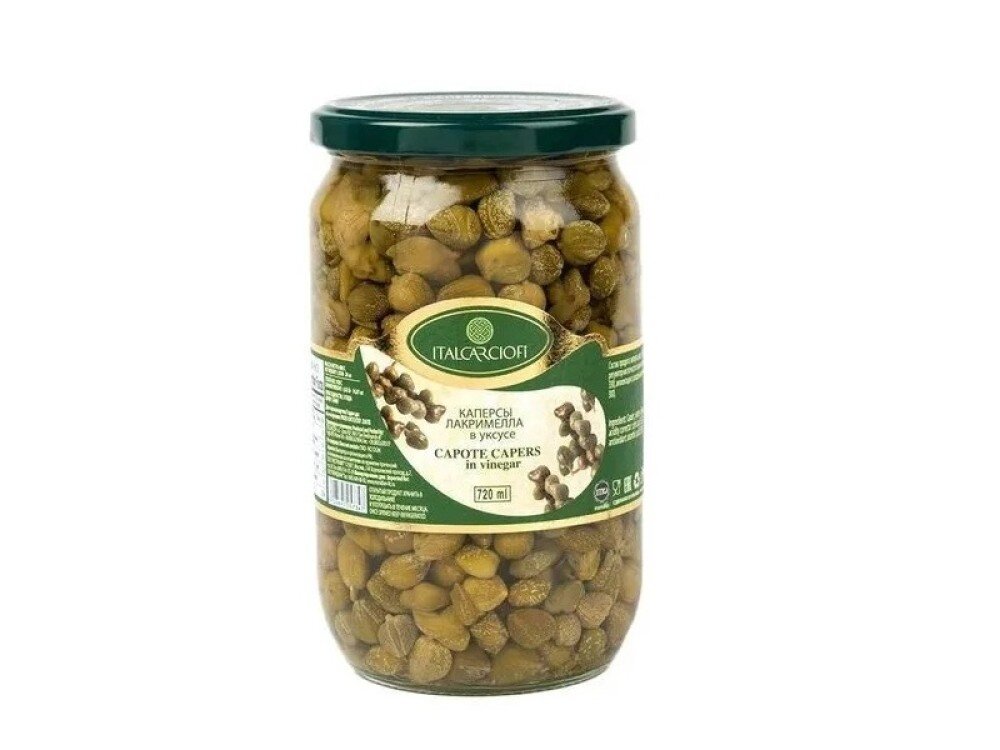 Каперсы лакримелла в уксусе ItalCarciofi, Италия, 720 мл