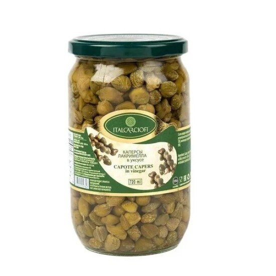 Каперсы лакримелла в уксусе ItalCarciofi, Италия, 720 мл