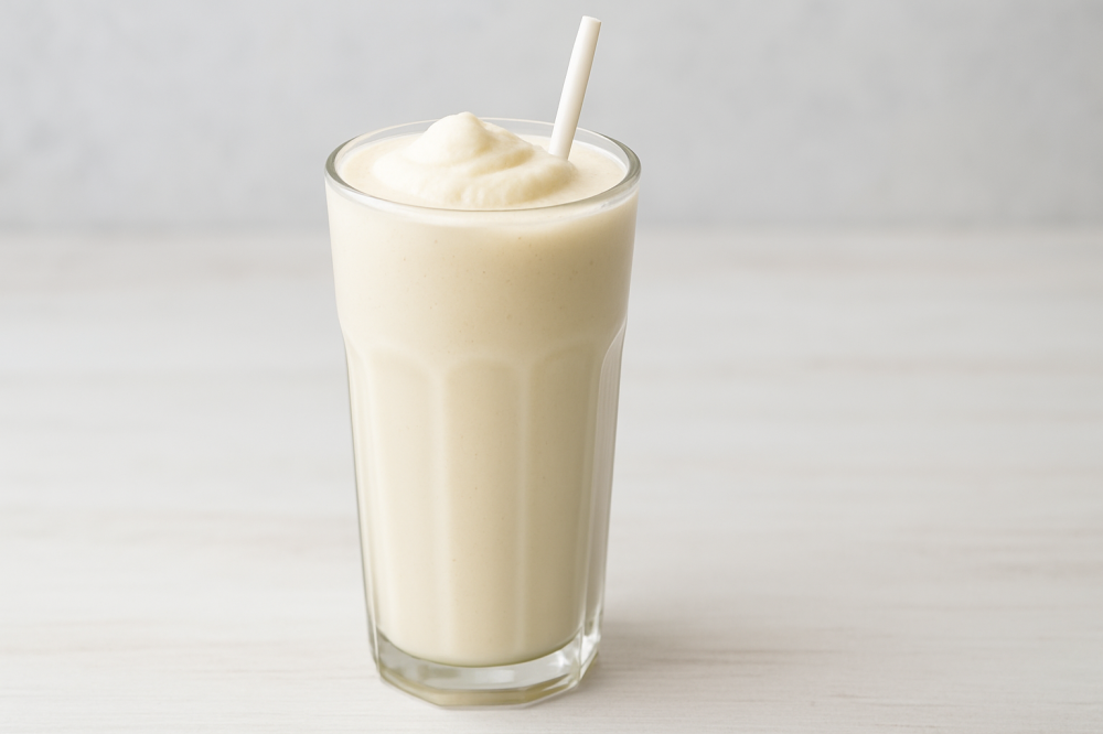 Ванильный молочный коктейль