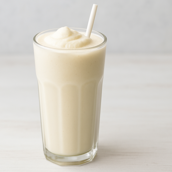 Ванильный молочный коктейль