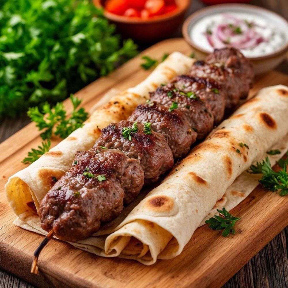 Люля-кебаб говяжий в лаваше
