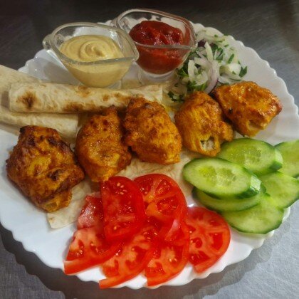 Шашлык из куриной грудки