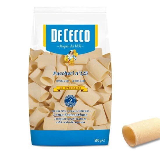 Паста De Cecco №125 Паккери, Италия, 500 г