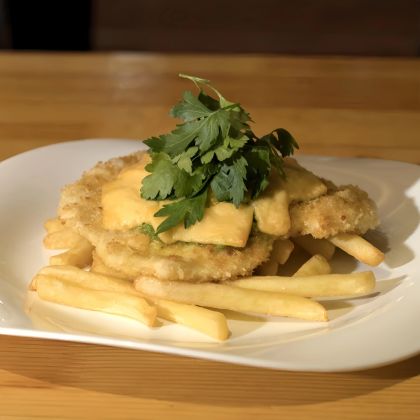 Шницель с сыром