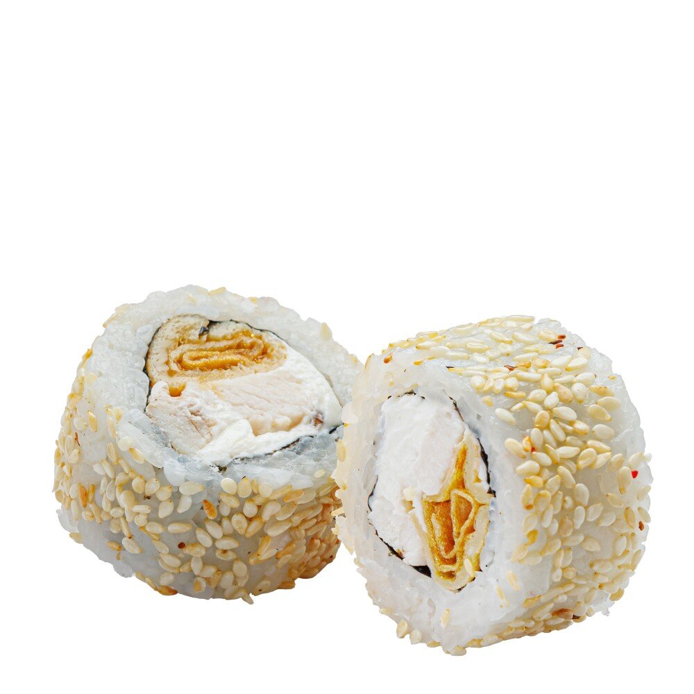 С курицей и омлетом