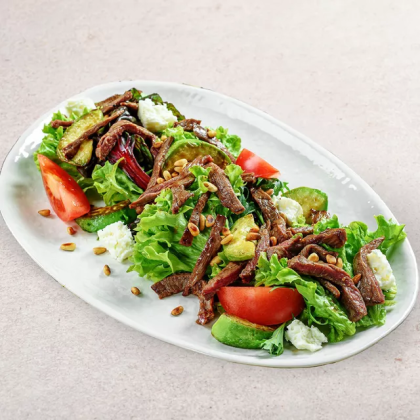 Салат с говядиной