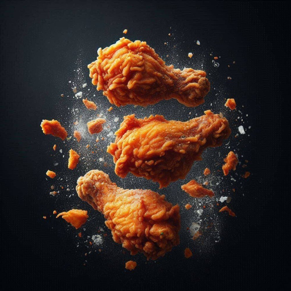 Крылышки во фритюре хрустящие
