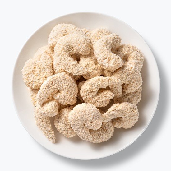 Креветка белоногая очищенная маринованная в панировке "Хрустящая"