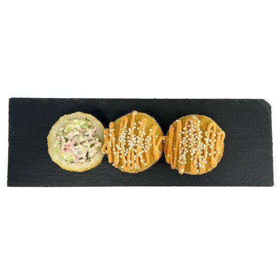 Рисовые шарики с крабом