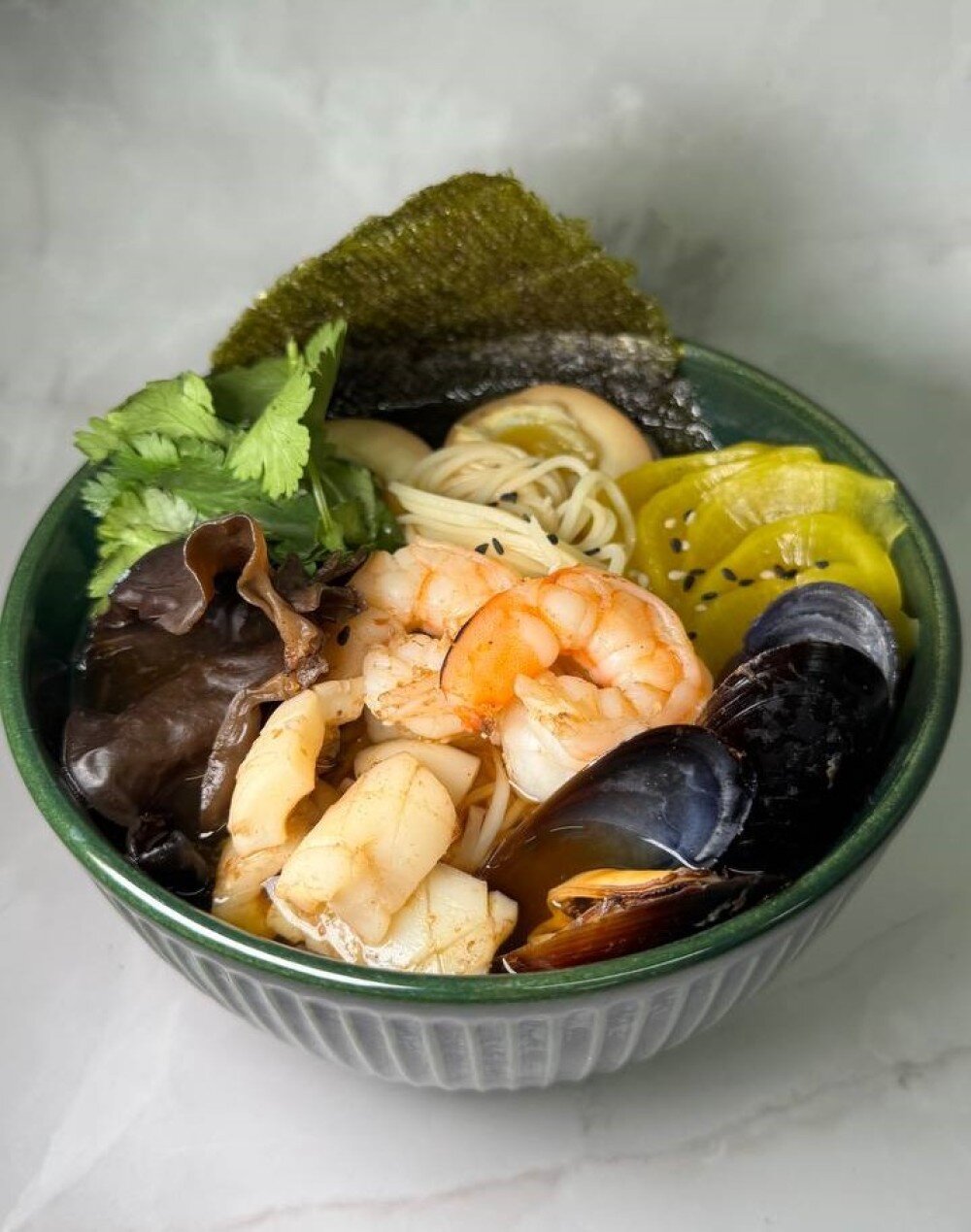 Рамен с морепродуктами