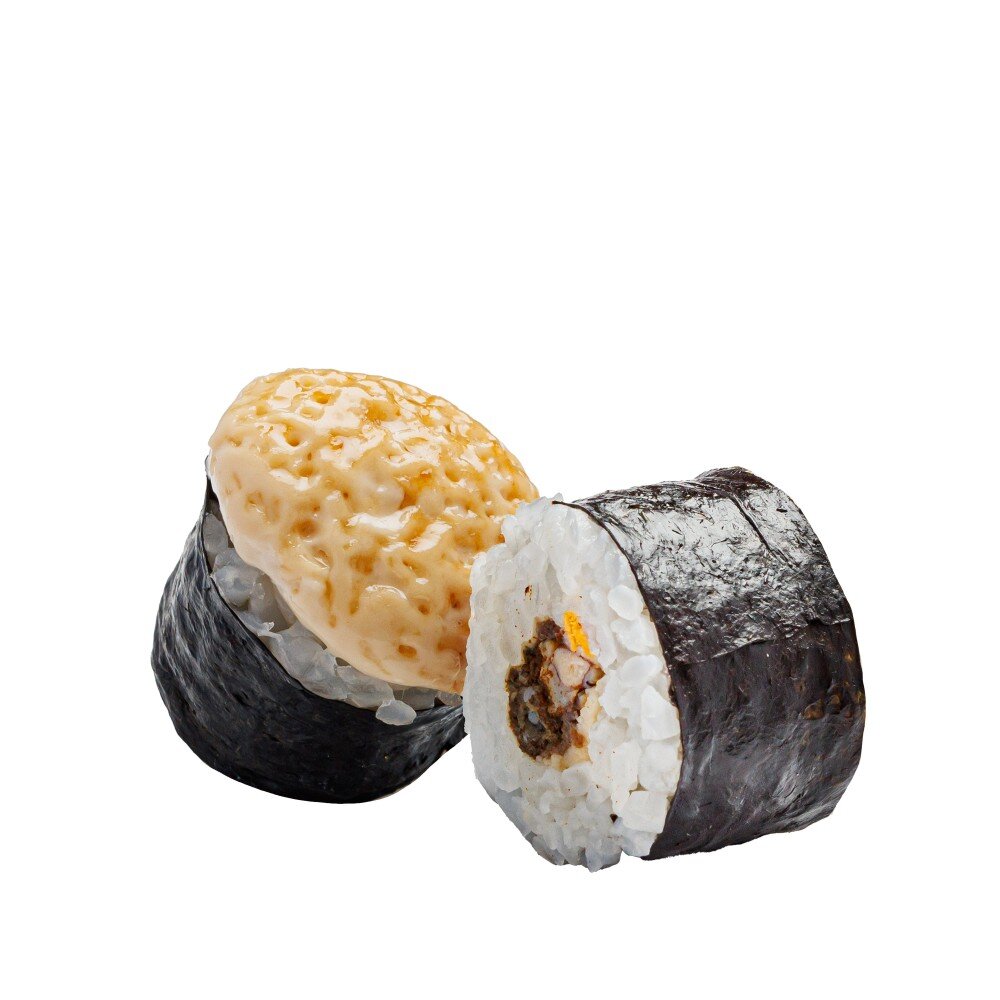 Маки запеченный с мидиями