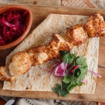 Шашлык из филе индейки