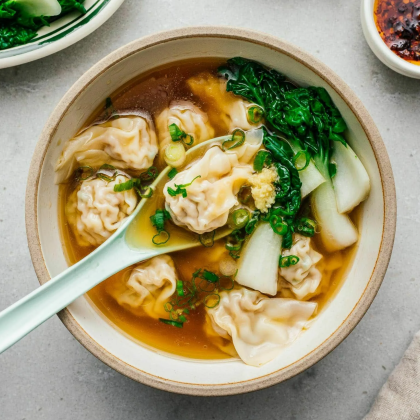 Суп с пельменями