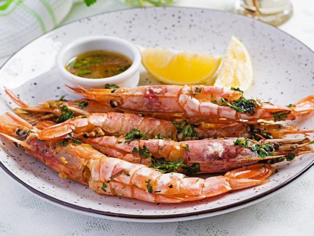 Лангустины гриль