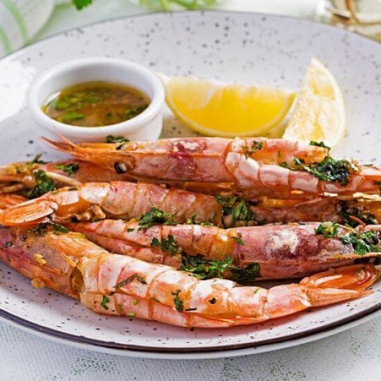 Лангустины гриль