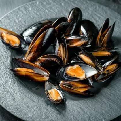 Мидии Чили в чесночно-сливочном соусе