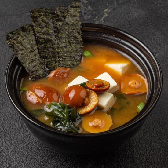 Мисо суп с грибами