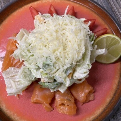 Цезарь с семгой