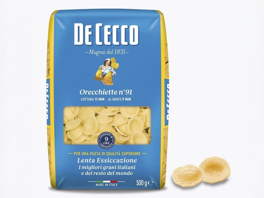 Паста De Cecco №91 Ореккьетте, Италия, 500 г