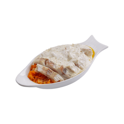 Филе трески запеченное с овощами