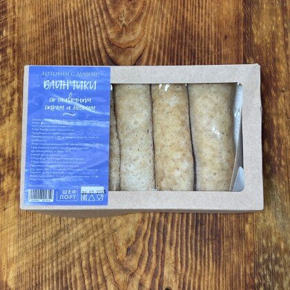 Блинчики со сливочным сыром и лососем с/с 1/350