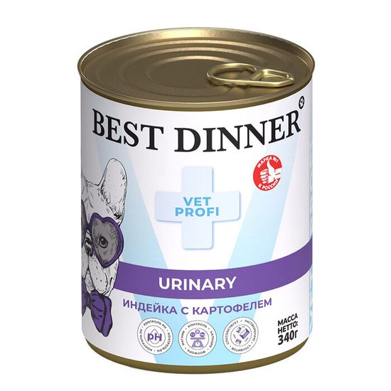 Best Dinner Vet Profi Urinary консервы для собак, индейка, 100 г