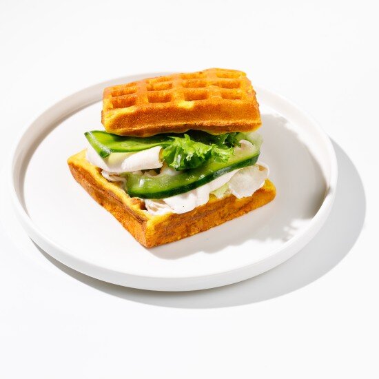 Сэндвич с курицей су вид