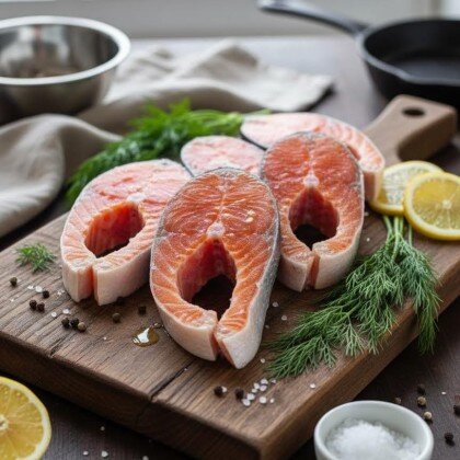 Стейки форели, Карелия