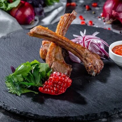 Шашлык из бараньей корейки