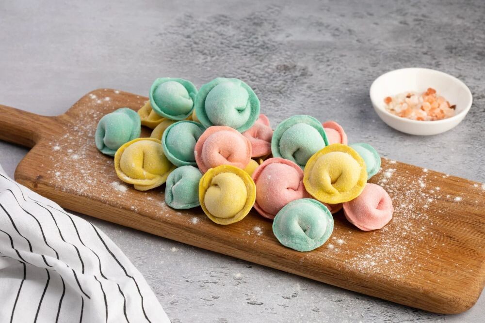 Цветные пельмени