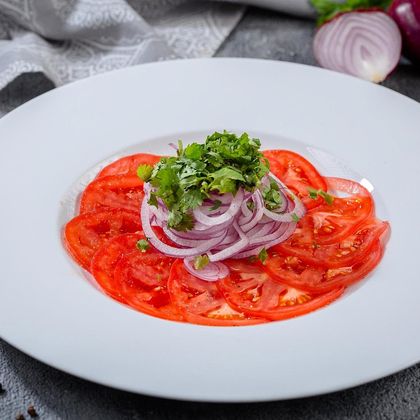 Карпаччо из розовых помидоров