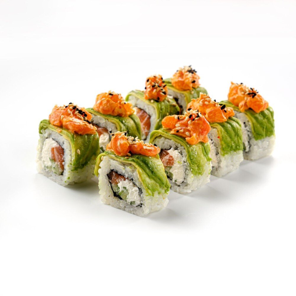 Авокадо со спайси лососем