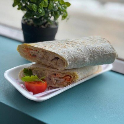 Шаурма с курицей двойная