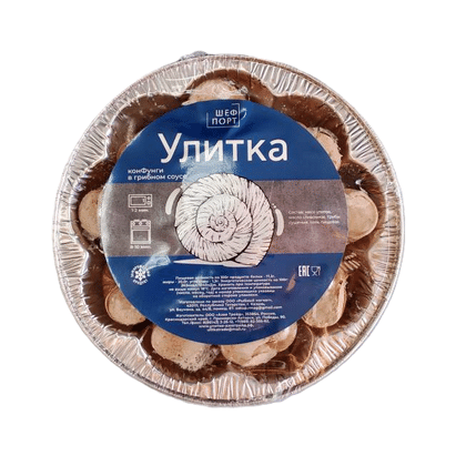 Улитка конфунги в грибном соусе