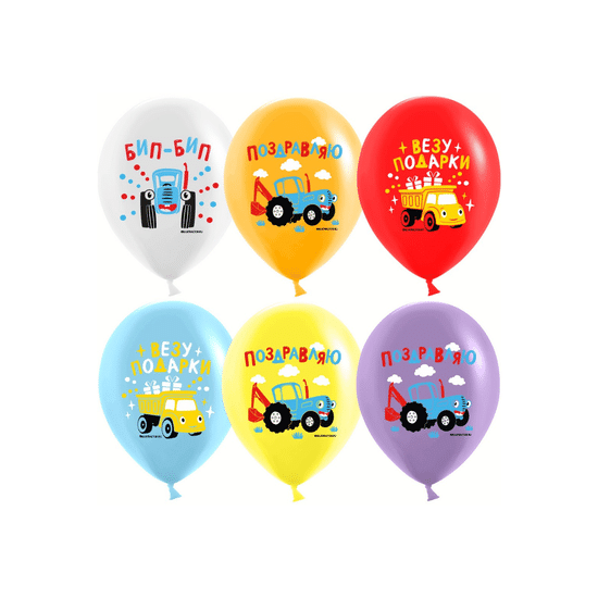 30 см, Синий Трактор, Ассорти, Пастель